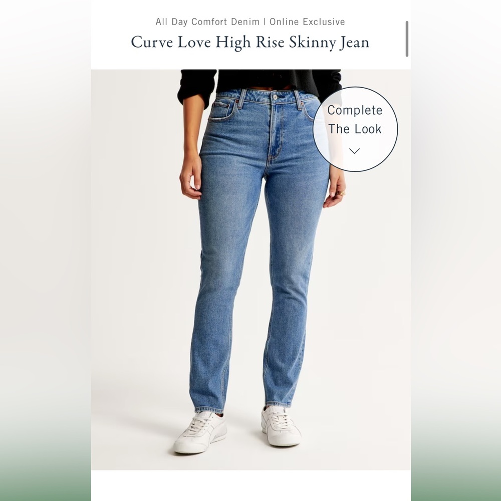 Curve Love High Rise Skinny Jean (NEW - worn once)